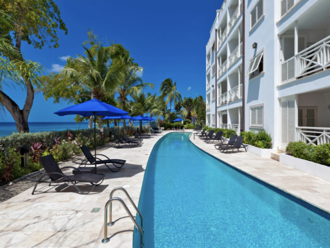 Waterside 101 luxury condo on the West Coast of Barbados.